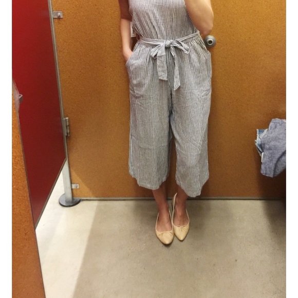 old navy striped jumpsuit